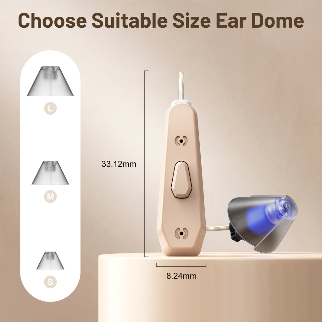Earrck LYCR230-Rechargable Advanced 7-Channel Digital BTE Hearing Aids